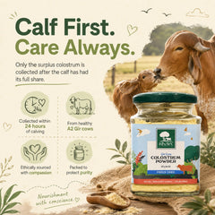 Gir Cow Colostrum Powder (Freeze-Dried)