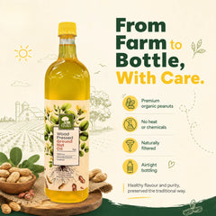Wood pressed Groundnut Oil