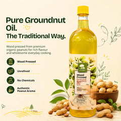 Wood pressed Groundnut Oil