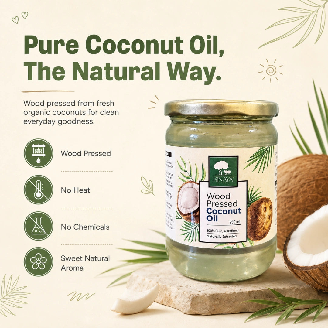 Wood Pressed Coconut Oil