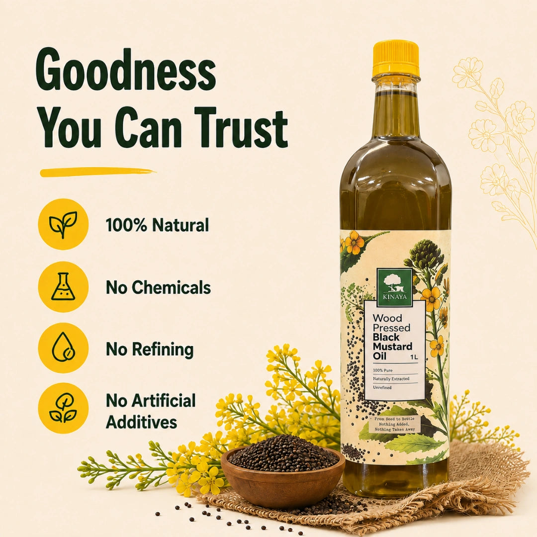 Wood Pressed Black Mustard Oil