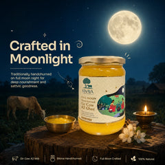 Full Moon Gir Cow A2 Bilona Ghee (500ml)