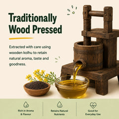 Wood Pressed Black Mustard Oil
