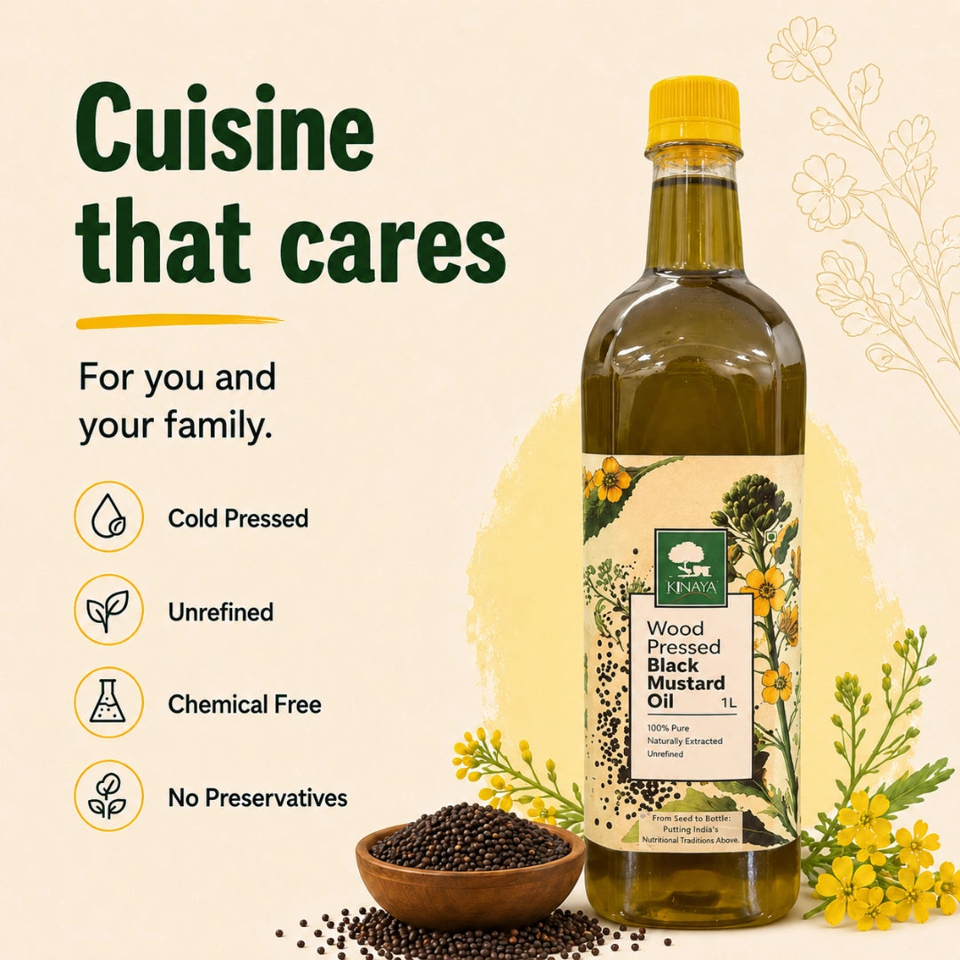 Wood Pressed Black Mustard Oil