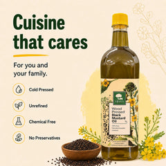 Wood Pressed Black Mustard Oil