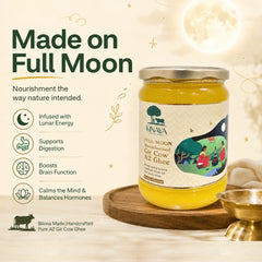 Full Moon Gir Cow A2 Bilona Ghee (500ml)