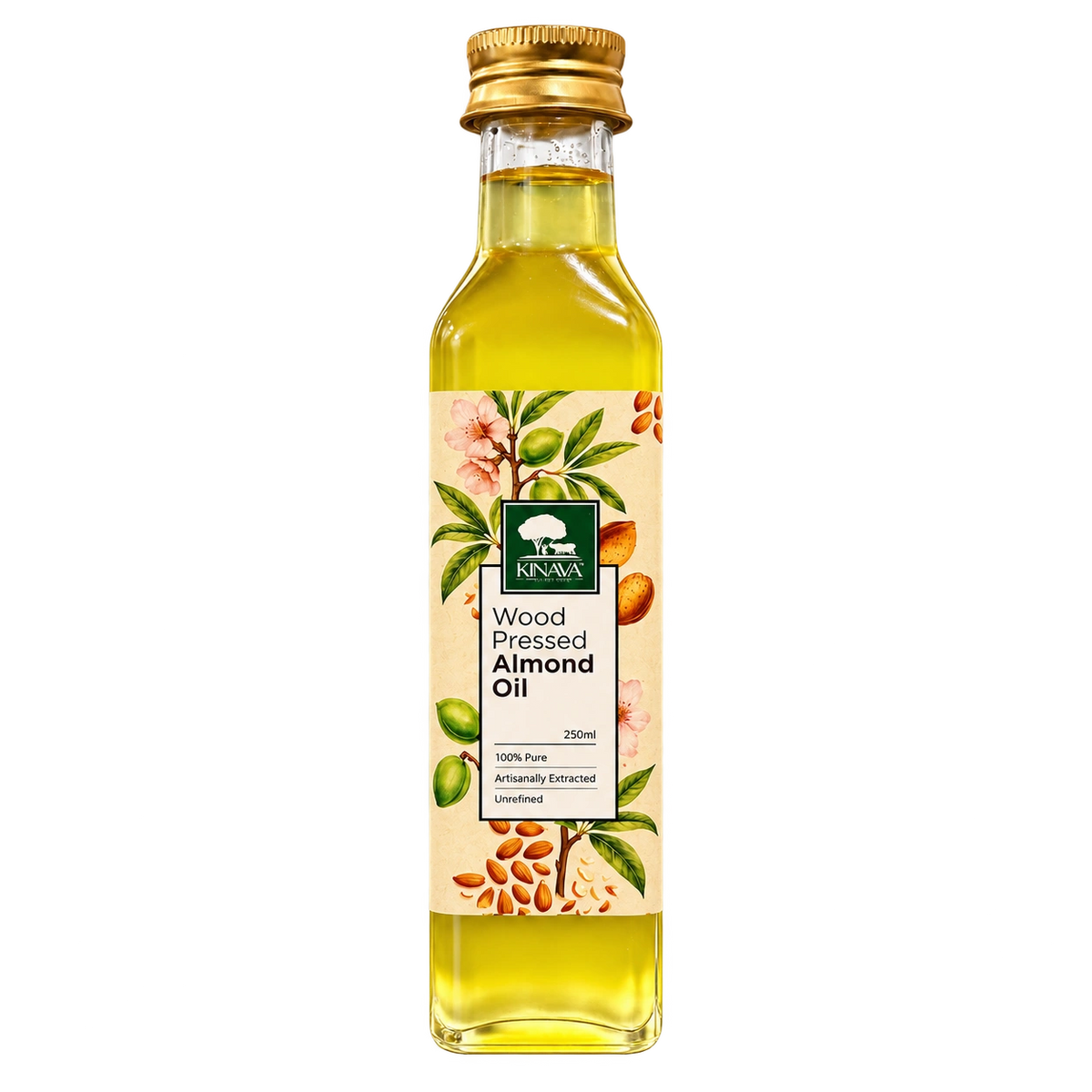 Wood-Pressed Gurbandi Almond Oil