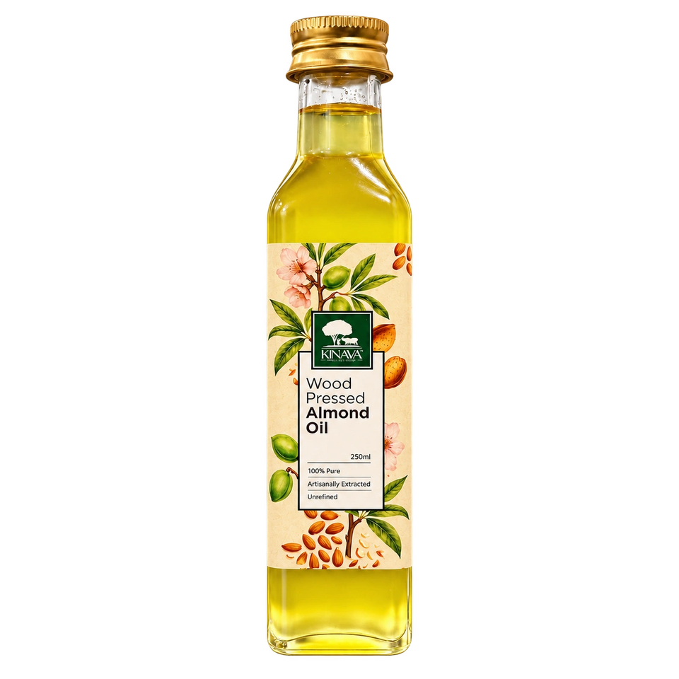 Wood-Pressed Gurbandi Almond Oil
