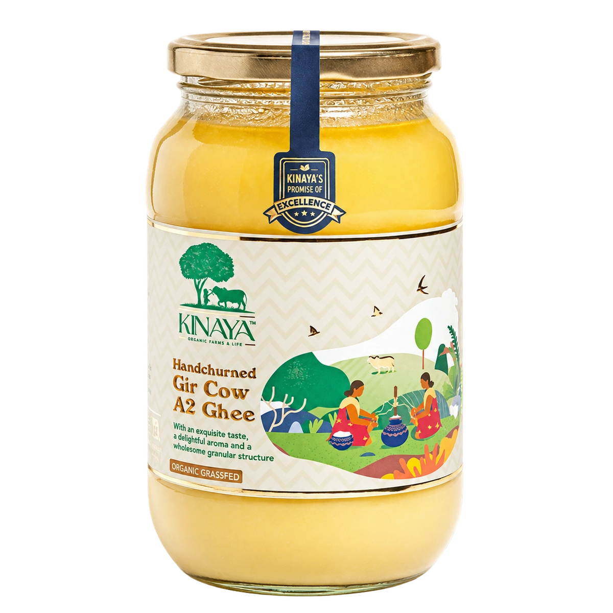 Hand-Churned Gir Cow A2 Ghee